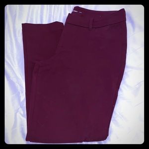Old Navy Burgundy Dress Pants
